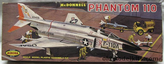 Aurora 1/48 McDonnell Phantom 110 (F100 / F-4), 391-198 plastic model kit